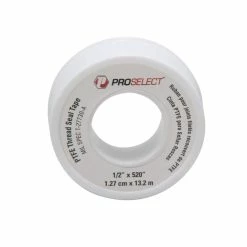 PROSELECT® 3/4 x 520 in. Plastic PTFE Tape in Bright White