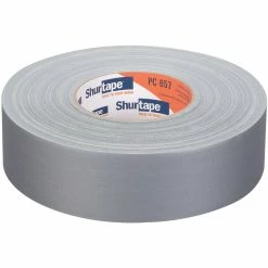 Shurtape PC 657® Heavy Duty Professional Grade Co-Extruded Cloth Duct Tape in Silver