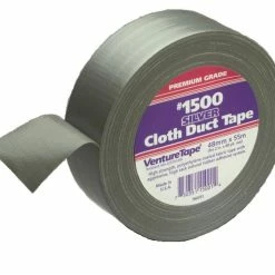 Venture Tape 2 in. x 60 yd. Silver Waterproof Cloth Duct Tape