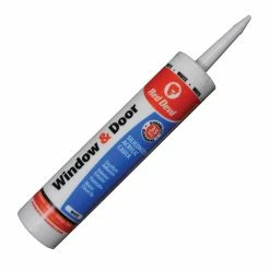 Jones Stephens Red Devil 10.1 oz. Siliconized Acrylic Caulk in White