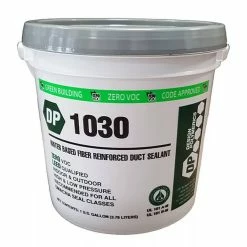 Design Polymerics 2 gal Waterbase Tube Duct Seal in Grey