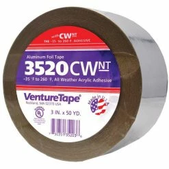 Rheem 3 in. x 50 yd. Grey FSK Tape