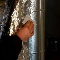 Shurtape AF 984 150 ft. x 3-3/4 in. Aluminum Foil, Fiberglass and Kraft Paper Tape -Shurtape shop Query 1137