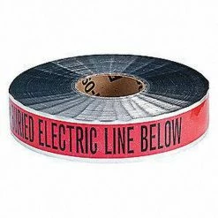 Pro-Pak Industries 1000 ft. x 2 in. Electric Warning Detectable Tape