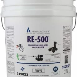 Hardcast RE-500™ 5 gal Latex Robotic Insulation Encapsulator Coating in White