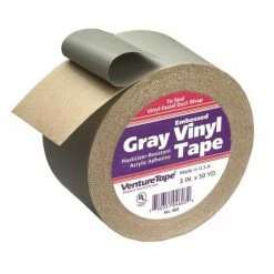 Venture Tape 3 in. 50 yd. Acrylic and Vinyl Tape in White