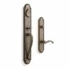 Signature Hardware Traeger 3-1/4 in. Knob Dummy Entrance Set in Satin Brass