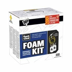 DAP 5 gal Polyurethane Foam Kit in Off-White