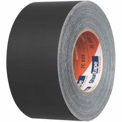 Shurtape PC 609 2-21/25 in. x 60 yd. Black Polyethylene Performance Grade Duct Tape -Shurtape shop Query 1229