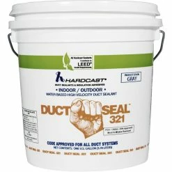 Hardcast Duct-Seal™ 321 1 gal. Indoor/Outdoor Water Based High Velocity Duct Seal Gray