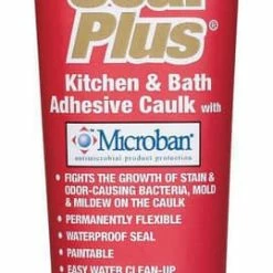DAP Kwik Seal Plus® 5.5 oz. Siliconized Acrylic Latex Caulk in Biscuit