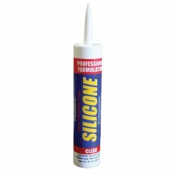 Jones Stephens 10.1 oz. Silicone Caulk in Clear