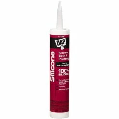 DAP 10.1 oz. Silicone Caulk in Clear