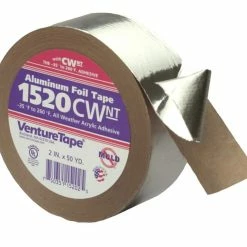 Venture Tape 2-1/2 in. x 50 yd. Black Aluminum Foil Tape
