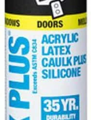 DAP Alex Plus® 10.1 oz. Acrylic Latex Caulk with Silicone in Clear