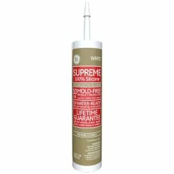 Momentive Performance Materials 10.1 oz. Supreme Silicone Kitchen and Bath Caulk in White