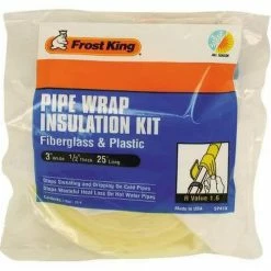 Frost King 25 ft. x 2 in. Fiberglass Wrap in Yellow