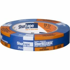 Shurtape CP 27® 1 in x 60 Yard Premium Grade Multi Surface Blue Painter Tape
