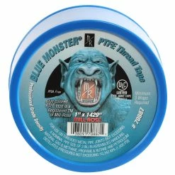 Mill-Rose Blue Monster® 1 x 1429 in. Plastic PTFE Tape in Blue