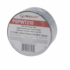 PROSELECT® 2 in. x 100 ft. Plastic Pipe Wrap Tape in Black