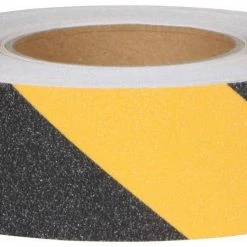 Jessup Manufacturing Company Safety Track® 2 in. x 60 ft. Black/Yellow Aluminum Oxide Non-Slip Grit Tread Tape
