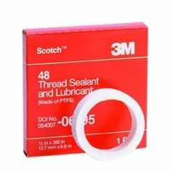 3M 1/2 x 1296 in. PTFE Thread Sealant and Lubricant Tape in White