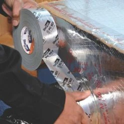 Shurtape PC 857 2 in. x 60 yd. Metallic Silver Waterproof Cloth Duct Tape -Shurtape shop Query 48