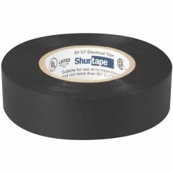 Shurtape EV 57 Black 3/4 in. x 66 ft. Vinyl Electric Tape Black -Shurtape shop Query 524