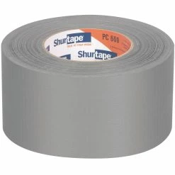 Shurtape PC 609 3 in. x 60 yd. Silver Polyethylene Performance Grade Duct Tape