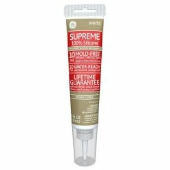 Momentive Performance Materials 2.8 oz. Supreme Silicone Kitchen and Bath Caulk in White