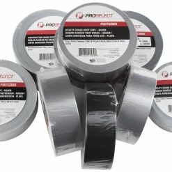 PROSELECT® 2 in. x 60 yd. Plastic Rubber Duct Tape Utility Grade in Silver -Shurtape shop Query 57