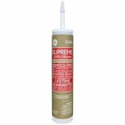 Momentive Performance Materials 10.1 oz. Supreme Silicone Kitchen and Bath Caulk in Clear