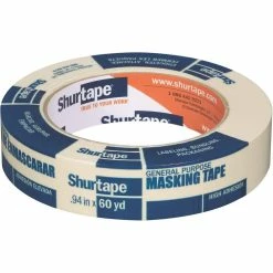 Shurtape CP 105 1 in. x 60 yd. General Purpose Masking Tape