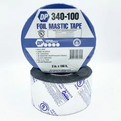 Design Polymerics 3 in. x 100 ft. Butyl Foil Tape in Dark Grey