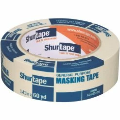 Shurtape CP 105 1-1/2 in. x 60 yd. General Purpose Masking Tape