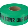 Empire Level 3 in. x 1000 ft. Non-detectable Sewer Tape in Green