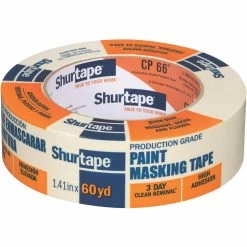 Shurtape CP 66® 1-1/2 in. x 60 yd. Contractor High Adhesion Masking Tape