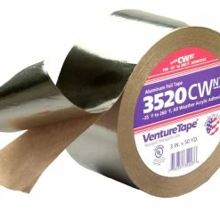 Venture Tape 2-1/2 in. x 50 yd. Silver Aluminum Foil Tape