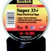 3M Scotch® Super 33+™ 20 x 3/4 in. Vinyl Tape in Black