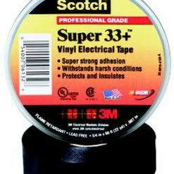 3M Scotch® Super 33+™ 20 x 3/4 in. Vinyl Tape in Black