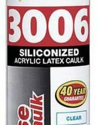 White Lightning Products 3006™ 10 oz. Acrylic Latex Silicone Caulk in Clear