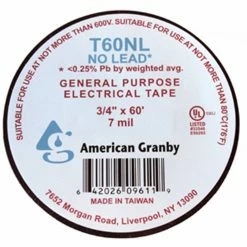 American Granby 60 ft. Electrical Tape in Black