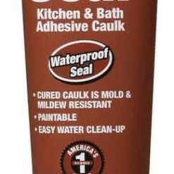 DAP Kwik Seal® Kitchen and Bath Adhesive Caulk, White, 5.5 oz.