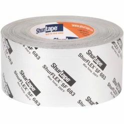 Shurtape SF 683 2-83/100 in. x 60 yd. Silver Waterproof Cloth Duct Tape
